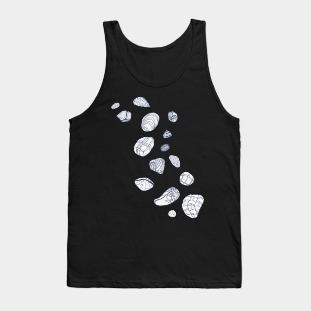 Shore Stones Tank Top by minniemorrisart